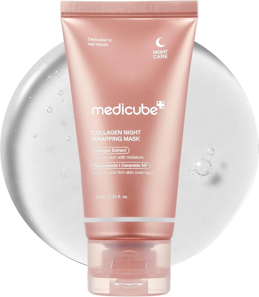 MEDICUBE-Masque enveloppant de nuitau collagene