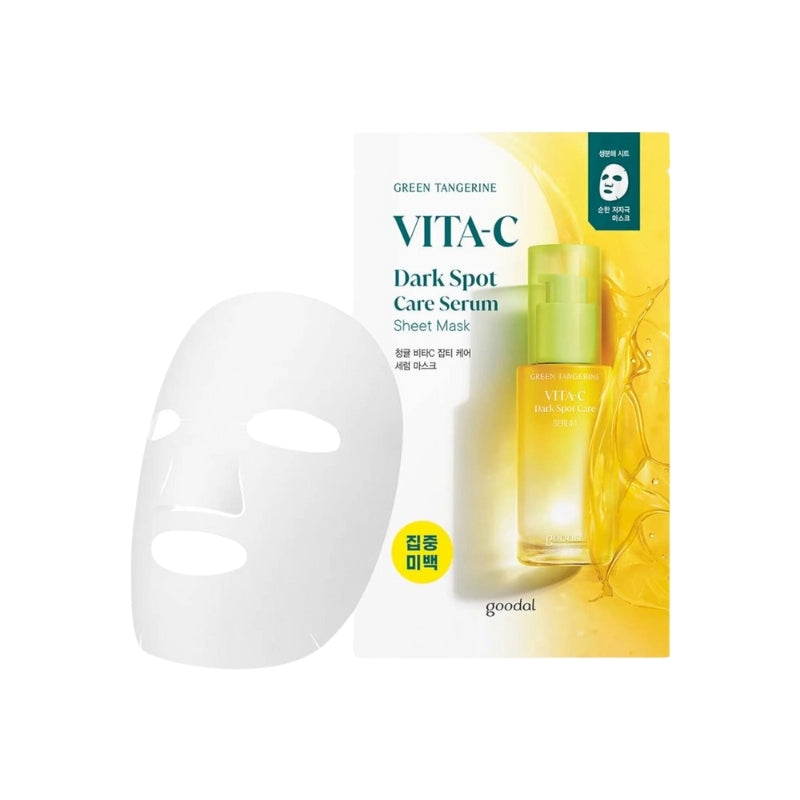 GOODAL-Masque sérum anti-taches Vita c a la mandarine verte