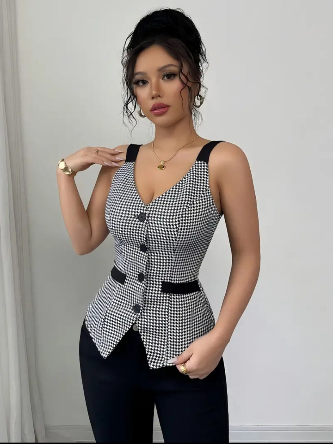 Gilet élégant femme à imprimer