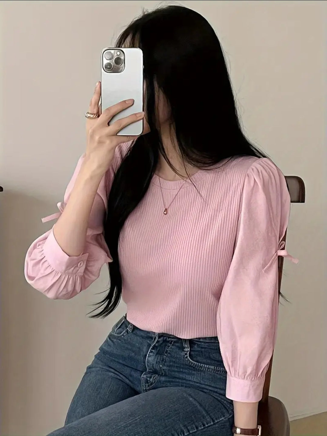 Chemise élégante femme rose