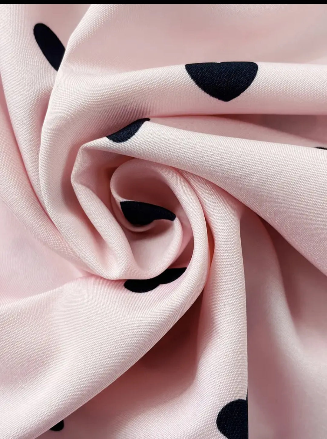 Blouse élégante à imprimé coeur