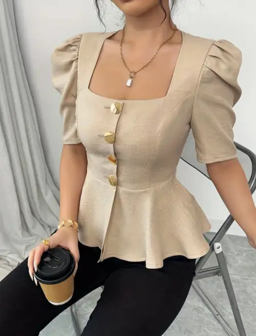 Blouse à manche courte