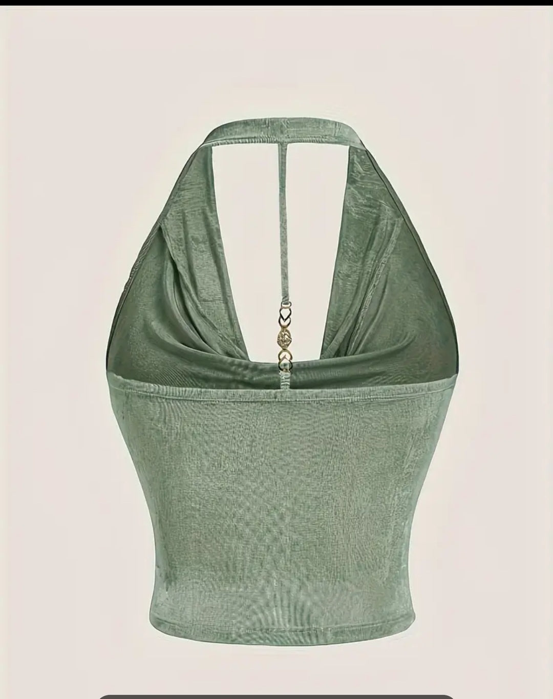 Haut élégant à col licou pour Femme