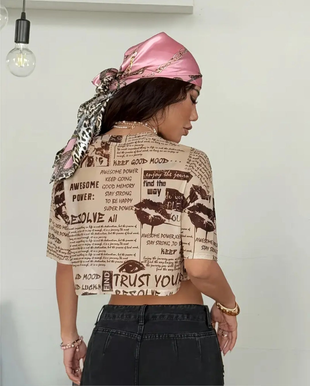 T-shirt court pour Femme